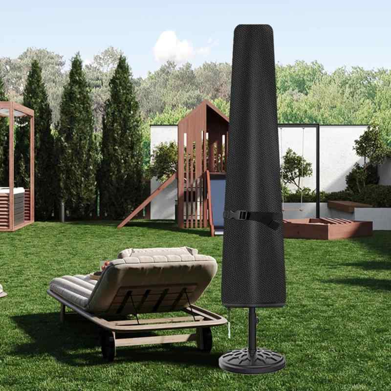 日傘 カバー アウトドア ガーデン 庭 210D オックスフォード生地 防水 防塵 遮光 傘カバー パラソルカ..