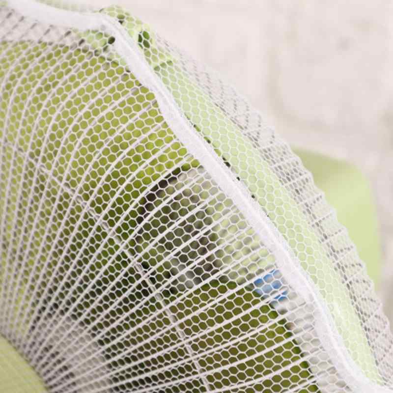 扇風機カバー キッズ ベビー 360度 全包囲型 ネット 家庭用 扇風機 防塵 ネット ポリエステル製 ホワイ..