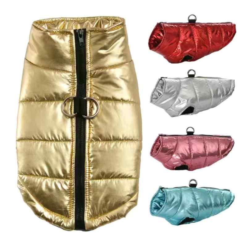 ドッグウェア 大型犬 秋冬用 綿 保温 ベスト 小型 中型犬 ゴールデンレトリバー サモエド スキーウェア風(x2)