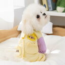 ペット服 犬 テディ ビション 春夏 薄手 通気性 四脚 腹巻き 子犬 子猫 ロックイエロー小獅子 ボンディブルー小熊 XS S M L XL XXL 小型犬