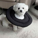 エリザベスカラー 猫用品 犬用品 ペット用 介護用品 防水 布製 ソフト やわらかい 軽量 ドーナツ型 単色 米白 ブルー グレー ピンク系