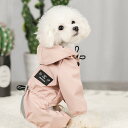 犬用レインコート 小型犬用 四脚レインコート 全身カバー 雨具 犬服 テディ ビション シュナウザー ポリエステル ピンク ブルー