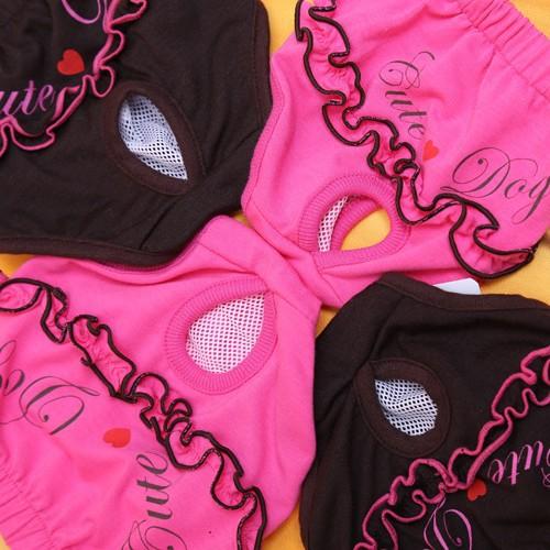 生理パンツ 犬用 女の子 月経パンツ マナーパンツ サニタリーパンツ 小型犬 かわいい レース 綿