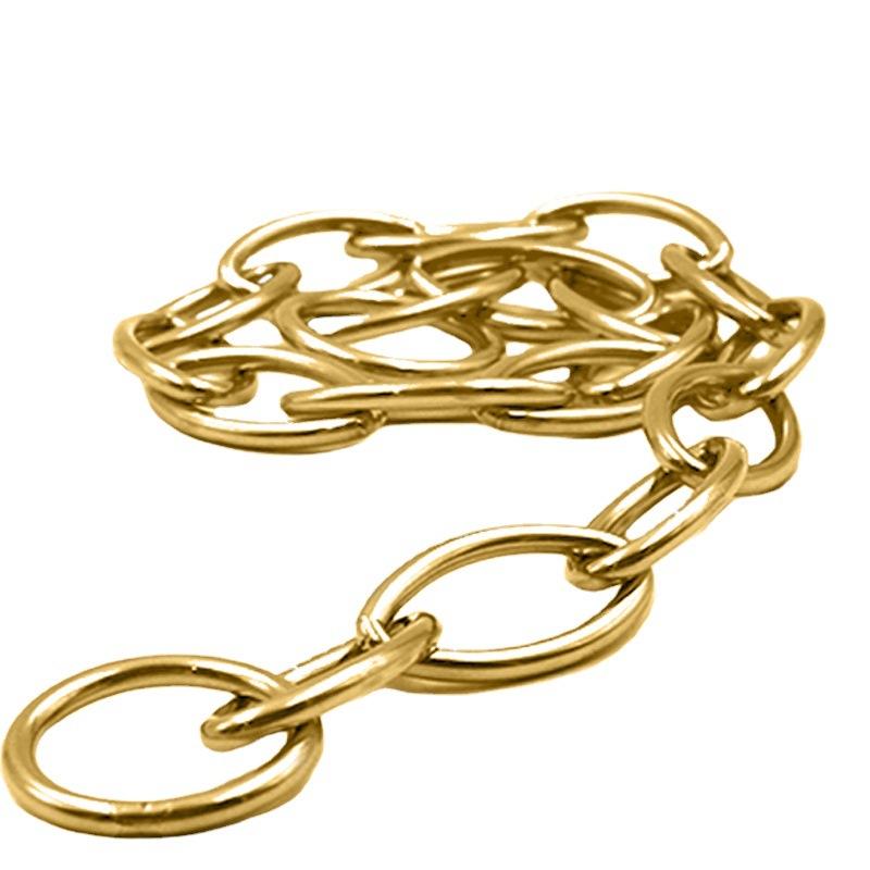 犬用首輪 ペット用首輪 銅製 O型Pチェーン 大型犬 訓練用チェーン 伸縮リード 噛みつき防止 耐久性 幾..