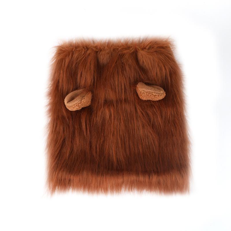 帽子 ペット用 ライオン たてがみ ウィッグ 犬 猫 コスプレ 小型犬 中型犬 大型犬 かわいい おもしろ ..