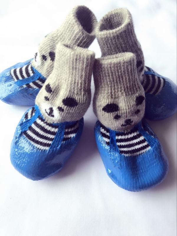 犬 猫 靴下 滑り止め 防水 ドッグ ソックス 室内 室外 スポーツ ケガ防止 コットン 小型犬 中型犬 通気性 レッド ブルー ブラック 愛犬 かわいい