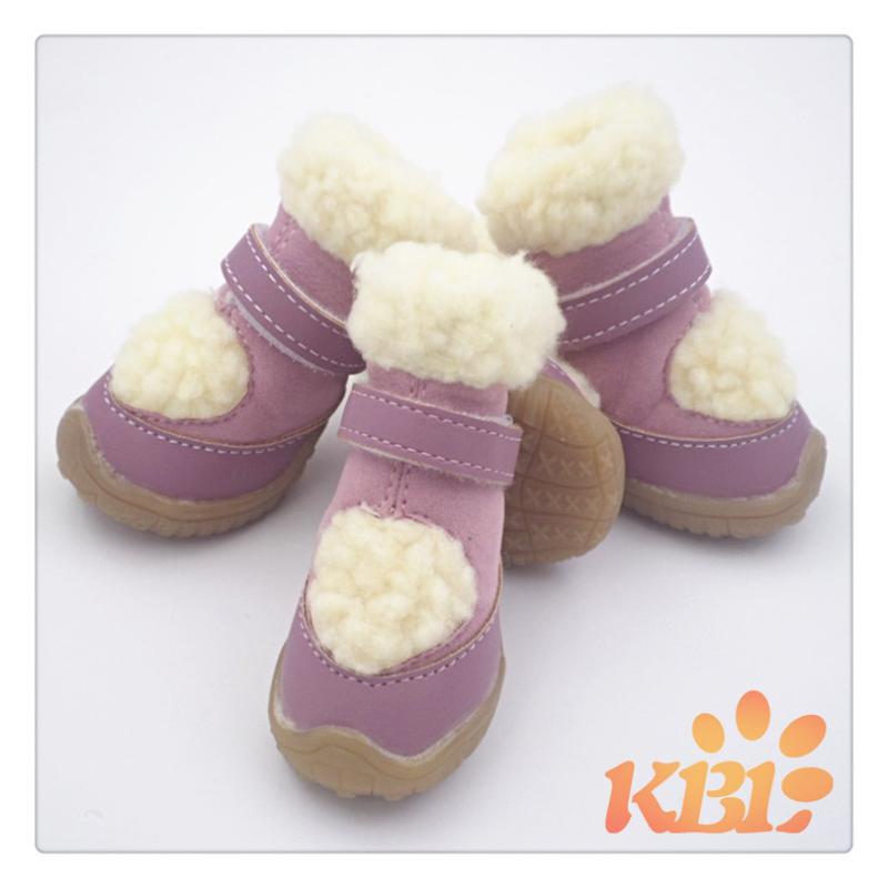 犬 靴 小型犬 中型犬 ペット シューズ 滑り止め 防寒 あったか 肉球保護 パステルカラー ピンク イエロ..