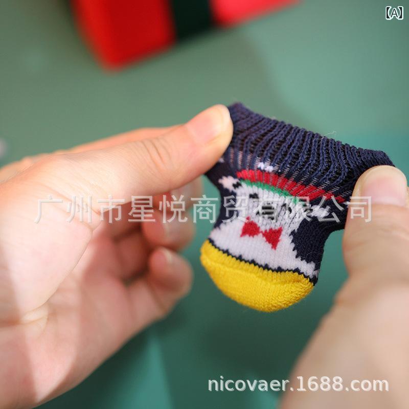 犬 猫 ペット用 クリスマス ソックス かわいい 雪だるま トナカイ 綿 滑り止め 小型犬 中型犬 大型犬(x3)