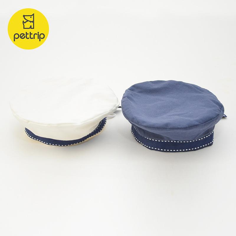 犬 猫用 帽子 春夏 ペット キャップ 日よけ 遮光 海軍風 かわいい おしゃれ 小型犬 中型犬 カジュアル(..