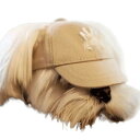 犬用帽子 小型犬 テディ 猫用 日よけ 耳出し キャップ S L XL ピンク系 ベージュ ブラック イエロー ブルー パープル