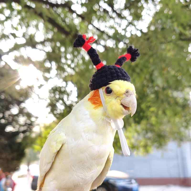 帽子 ペット用帽子 鳥用帽子 ヘッドアクセサリー コスチューム かわいい ウサギ カエル ニワトリ イチ..