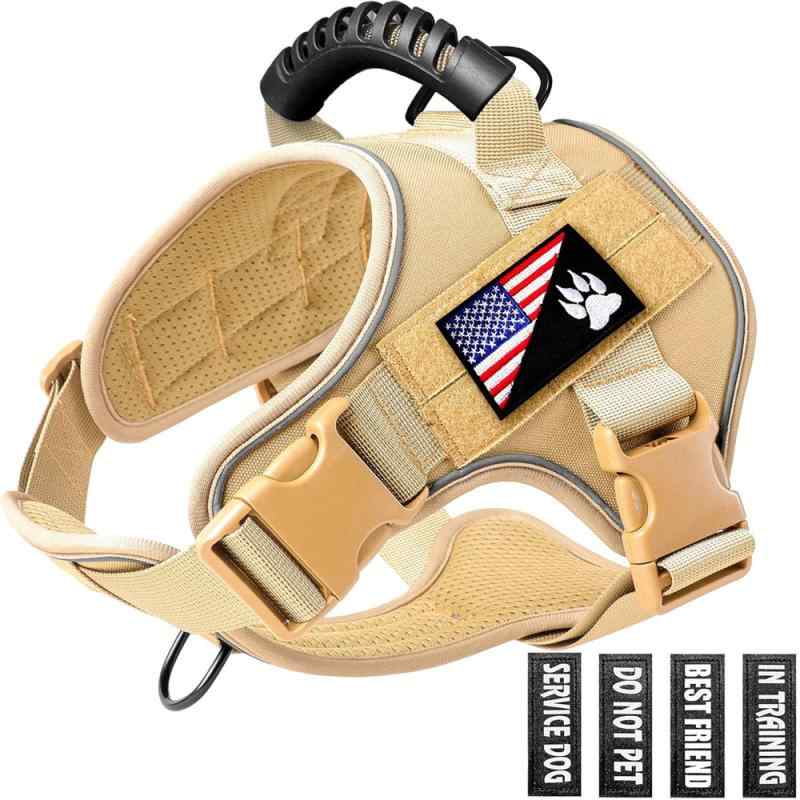 犬 ハーネス 首輪 大型犬 胴輪 リード 牽引ロープ お散歩 ベスト ウェア 訓練 調整可能 ポリエステル ..