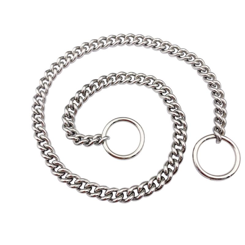 首輪 ペット用 ステンレス製 小型犬 中型犬 大型犬 溶接 首輪 7mm幅 犬用 猫用 ペット用品(x2)