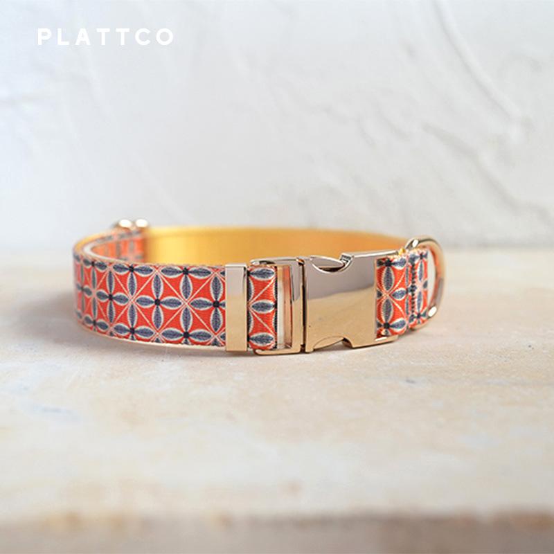 首輪 レディース メンズ 犬用 猫用 ペット用品 民族風 仿ナイロン 金秋 小型犬 中型犬 大型犬 オールシ..