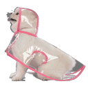 犬用レインコート リード穴付き ペット用 アウトドア 防水 防雨 防風 フルカバー 小型犬 反射材 鮮やかなオレンジ 桜色 水色 銀河ホワイト 吉祥レッド オフ...