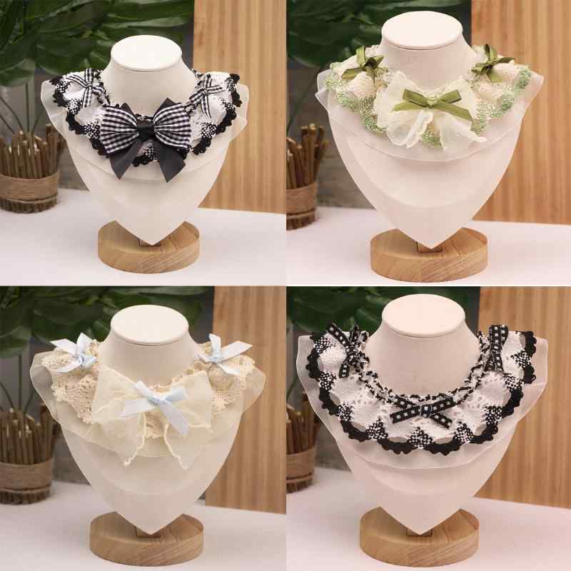 口水巾 猫 犬 兼用 レース フリル 蝶結び 小型犬 中型犬 大型犬 かわいい おしゃれ 涎掛け スタイ よだれカバー アクセサリー コスプレ