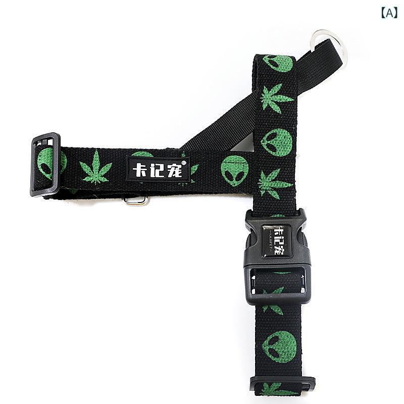 犬具 首輪 胴輪 牽引ロープ フレンチブルドッグ テディ パグ 犬 リード 布製 均码 M L XL ドッグハーネ..