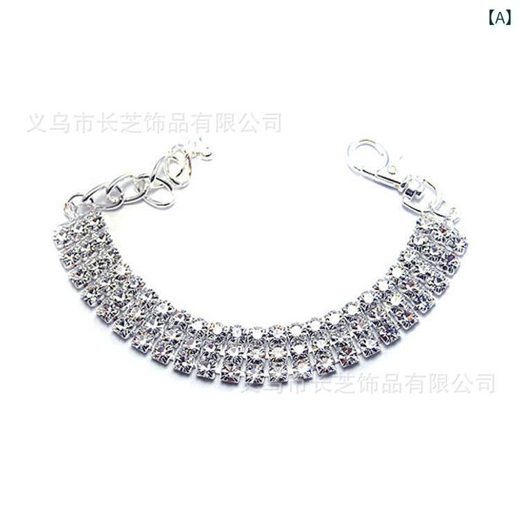 ペット 首輪 猫 犬 ペット用品 ラインストーン クリスタル キラキラ おしゃれ かわいい 小型犬 中型犬 ..