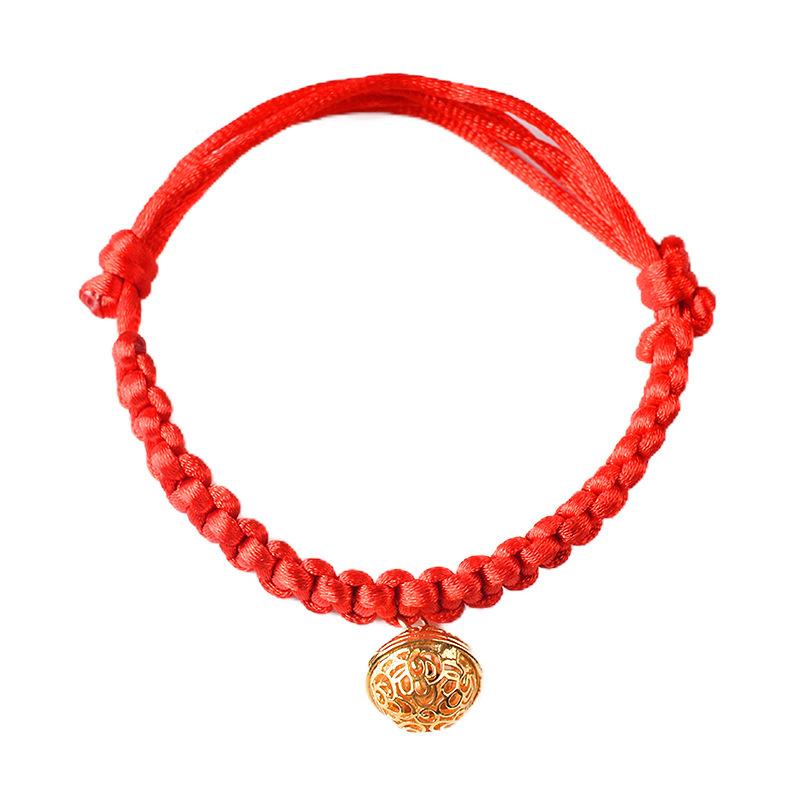 首輪 猫 レディース ネックレス 正月 飾り ペット 赤 縄 鈴 猫 犬 汎用 金 鈴 調節可能 かわいい 虎 福..