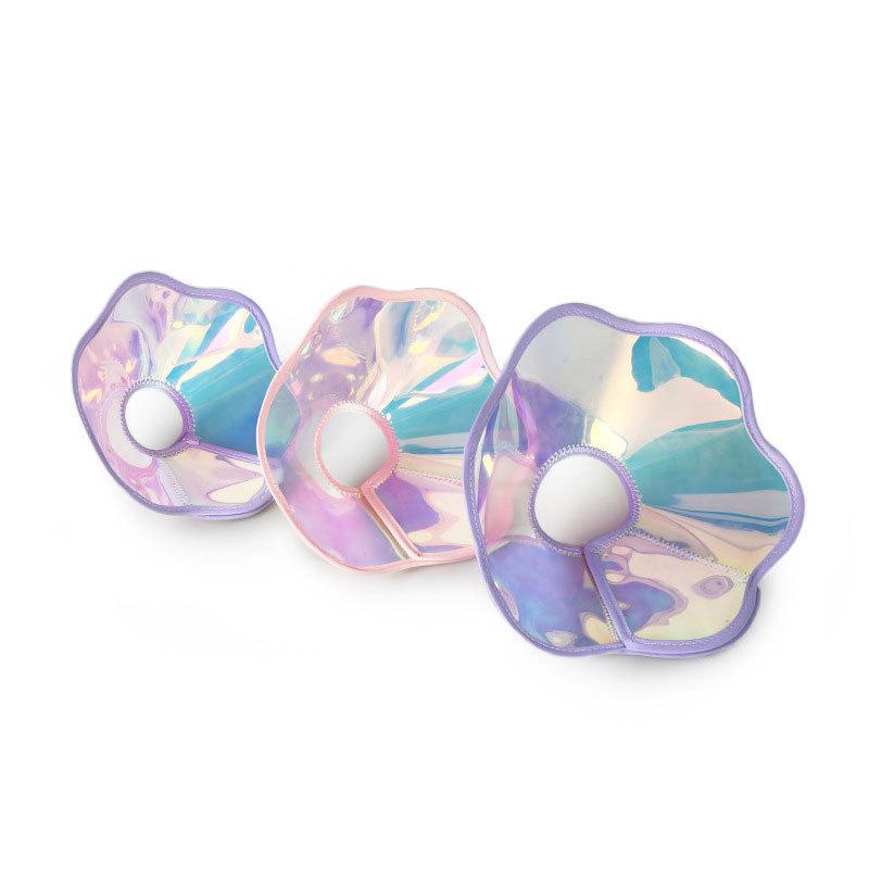 エリザベスカラー 犬 猫用 PVC製 花柄 カラフル 傷舐め防止 噛み付き防止 ペット用 首輪 軽量 かわいい..