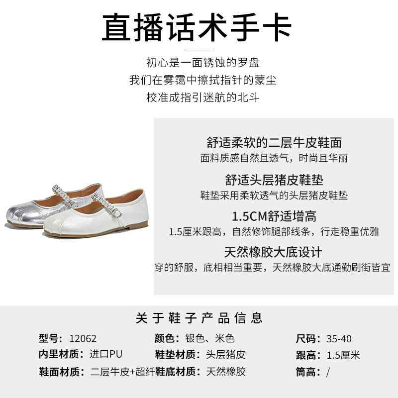 パンプス レディース フラット ローヒール ストラップ 革 レザー ラウンドトゥ シルバー シルバー 歩きやすい 疲れにくい カジュアル 秋冬