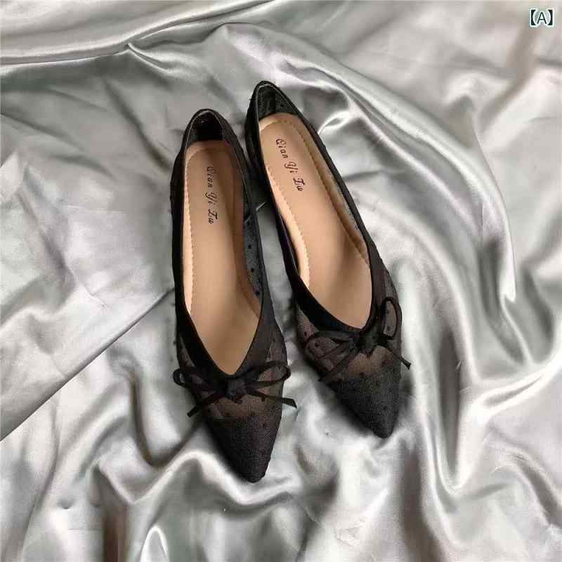 パンプス レディース ぺたんこ靴 ドット柄 ラウンドトゥ ローヒール スリッポン PUレザー 春夏秋 黒 ブラック 白 オフホワイト 35 36 37 38 39 40 デイリー