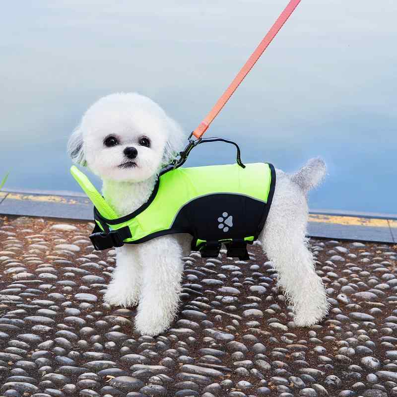 ペット用ライフジャケット 小型犬 コギ 犬用 浮力 水泳 胴衣 ポリエステル スポンジ アウトドア マリン..