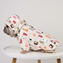 犬用レインコート 小型犬 二層 防水 PUコーティング テディ フレンチブルドッグ カートゥーン ベージュ アニマル 猫(x5)