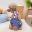 ペット服 レディース メンズ 小型犬 猫 生理パンツ マナーパンツ テディ ビション 犬の服 ドッグウェア 春夏 ブルー