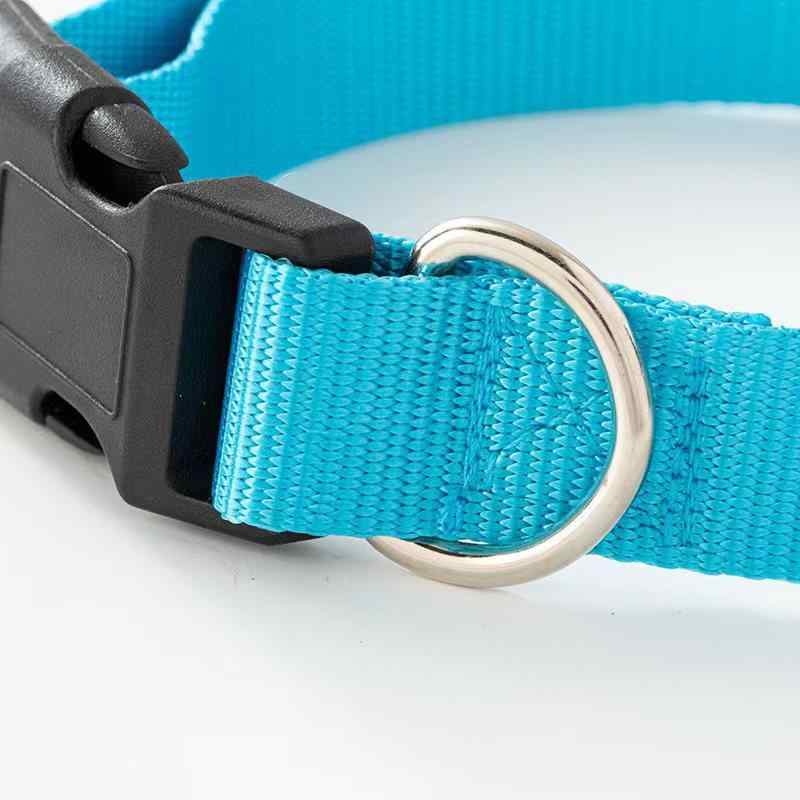 首輪 犬 細い 犬用 チョーカー ダブルバックル ペット 小型犬 中型犬 大型犬 厚手 調節可能 ブラック レッド グリーン ピンク ブルー オレンジ パープル ナイロン カジュアル(x2)