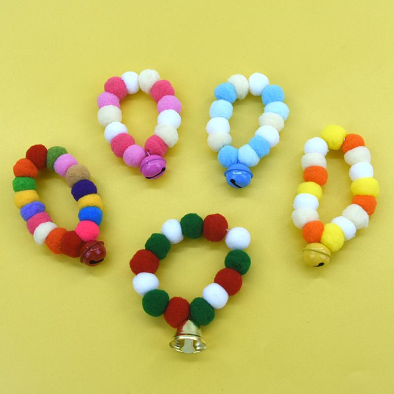 首輪 ペット用 クリスマス 猫 犬 カラフル 無地 ぬいぐるみ 小型犬 中型犬 大型犬 ピンク ブルー イエ..