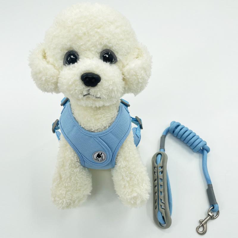 ハーネス リード 犬 小型犬 メッシュ 胴輪 猫 伸縮 散歩 かわいい パステルカラー