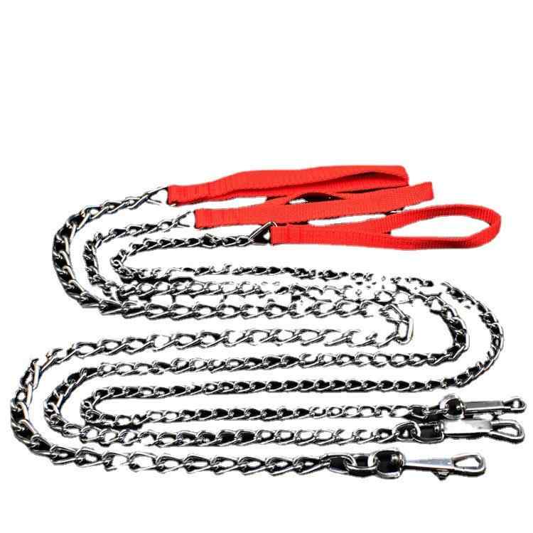犬用リード 鉄製チェーン 噛みつき防止 牽引ロープ ペット用品 直径2mm 直径25mm 直径3mm 直径4mm 直径5mm