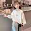 子供用スウェット ガールズ トップス 長袖 カットソー 春秋 カジュアル ミドル丈 ビッグシルエット ゆ..