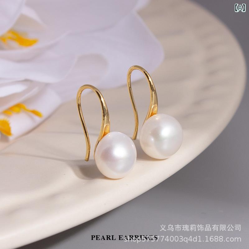 ピアス レディース 淡水パール ゴールド シルバー 小さめ イヤリング 高見え 高ヒール 通勤(x2)