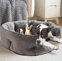 ペットベッド 犬 猫 スエード あったか ペットハウス グレー ブラウン ブルー ピンク(x300)