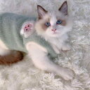 ペット服 猫 小型犬 ベスト 綿 秋冬 暖かい フリース 抜け毛防止 ピンク系 カーキ レッド グリーン オレンジ XS S M L XL(x2)