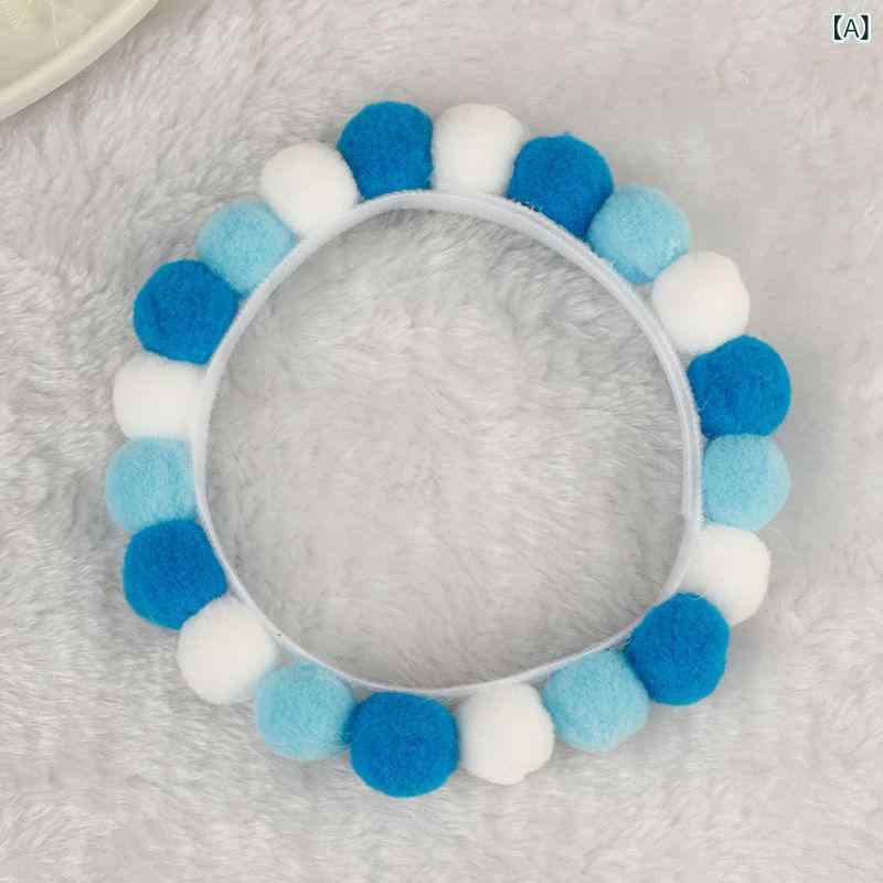 首輪 猫 小型犬 かわいい コーギー 柴犬 写真用 ブルー イエロー グリーン パープル ポテト 熊柄 ニン..