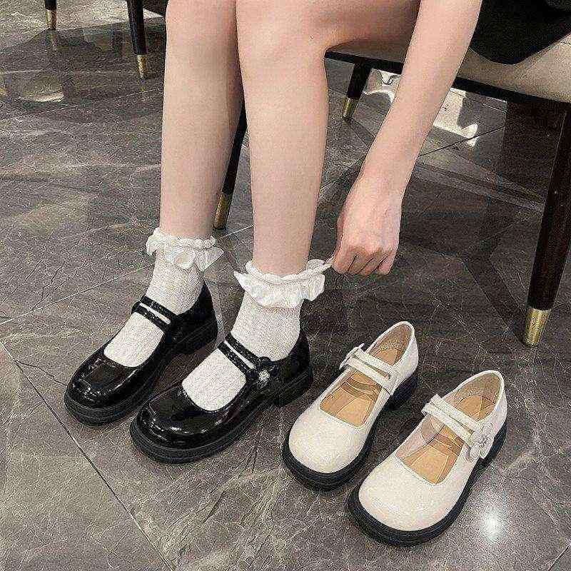 靴 小学校 女の子 フォーマル シューズ ストラップ ローファー タイプ ラウンドトゥ チャンキーヒール ..