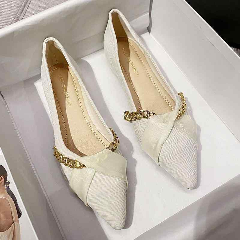 パンプス レディース ぺたんこ靴 ポインテッドトゥ 蝶結び ローヒール スリッポン フラットシューズ PUレザー 合皮 無地 ブラック 黒 アイボリー(x2)