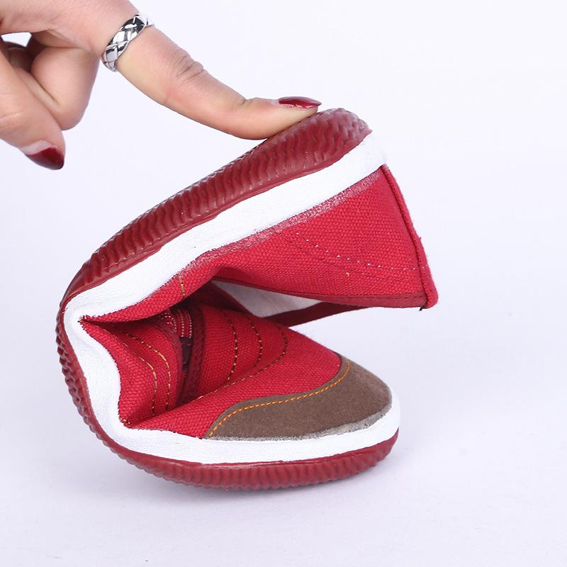 スニーカー レディース 婦人靴 スリッポン キャンバス 帆布 ぺたんこ フラット ローカット ゴム底 紐なし 履きやすい 歩きやすい 普段履き 散歩 春夏秋冬 赤 黄色 青(x40)