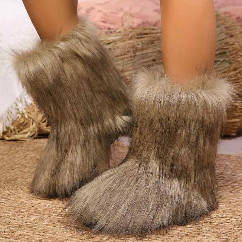 スノーブーツ レディース 花柄 中筒丈 あったか 防寒 女性用 婦人靴 ブーツ フラットヒール ローヒール 大きいサイズ 秋冬