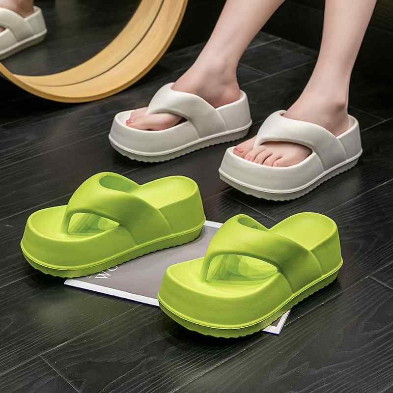 サンダル レディース 厚底 ビーチサンダル 春夏 スリッパ ビーサン EVA 疲れにくい 履きやすい 軽量 滑..