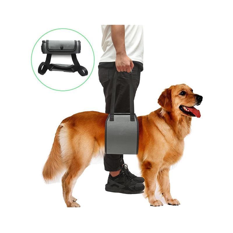 楽天YKsakai犬用 介護ハーネス 歩行補助ハーネス 老犬 介護用 補助ベルト 散歩用 胴輪 持ち手付き ポリエステル（x100）