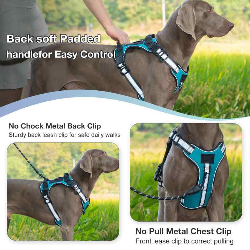 犬用ハーネス 中型犬 大型犬 ペット用 ベスト 胴輪 夜間反射 抜けにくい 胴輪 散歩用 お出かけ用