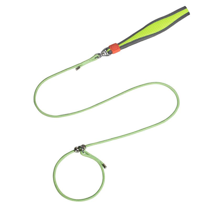 犬用リード 牽引ロープ P型 散歩用 小型犬 中型犬 大型犬 ナイロン 亜鉛合金 オレンジ 蛍光グリーン 紫..