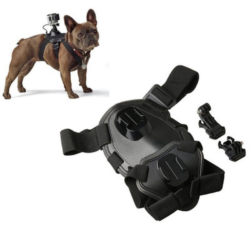 カメラ用 ペット用 ハーネス マウント GoPro ウェアラブルドッグ 犬用 チェストストラップ ニット シリ..