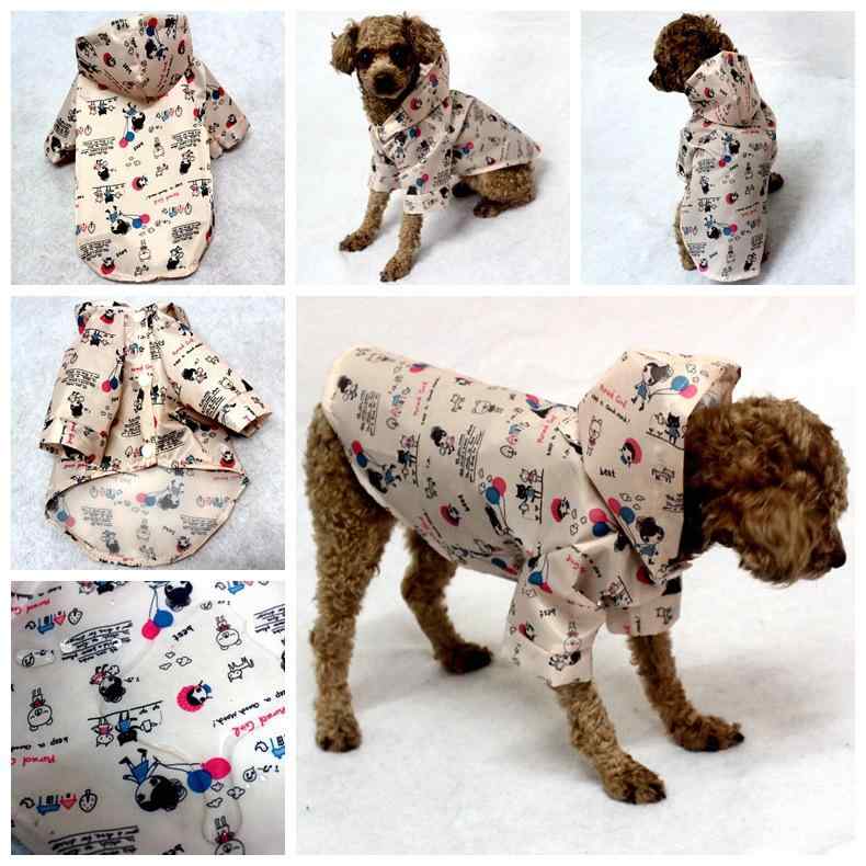 犬用レインコート 軽量 高機能 防水 ペット用雨具 カッパ 犬服 ドッグウェア 小型犬 中型犬 ポリエステル 散歩着 かわいい カジュアル