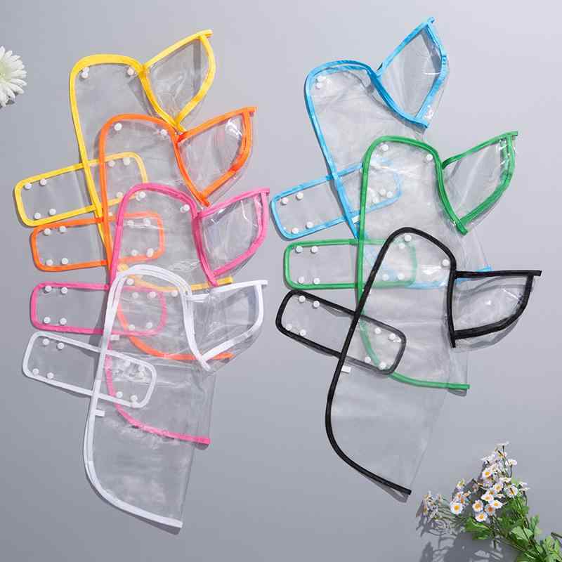 ペット用レインコート 犬用 猫用 透明 PU 中型犬 大型犬 小型犬 四脚 フルカバー 防水 防風 カジュアル ブラック ピンク系