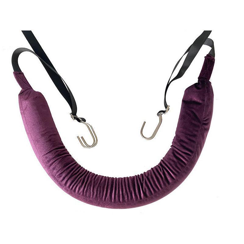 腰椎ベルト 腰椎牽引ベルト 腰椎牽引器 家庭用 牽引 ストレッチ 補助ベルト 腰椎椎間板ヘルニア サポーター ポリエステル 綿